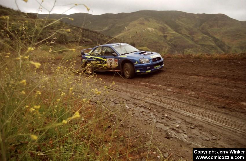 Ramana Lagemann / Michael Orr Subaru WRX STi on Del Sur 1