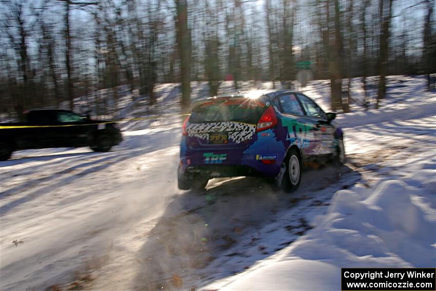 Imogen Thompson / Steve Harrell Ford Fiesta on SS13, Sage Creek-Vondette.