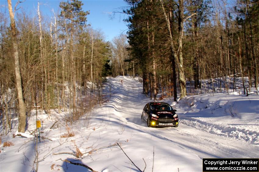 John Barnett / Lucas Laeser Ford Fiesta ST on SS13, Sage Creek-Vondette.