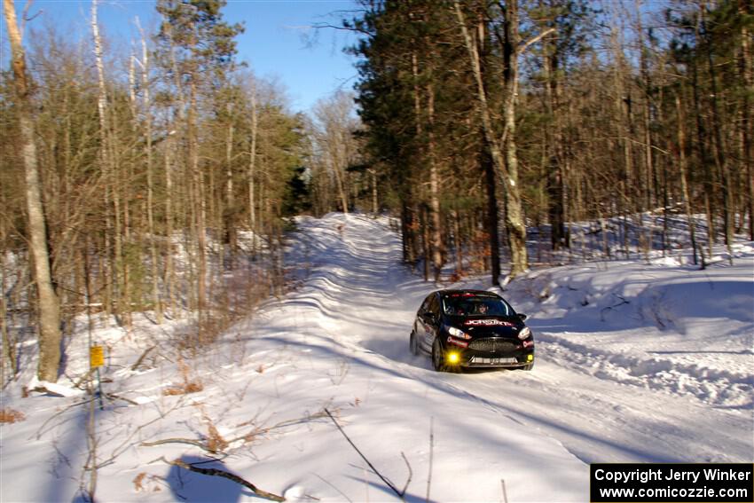 John Barnett / Lucas Laeser Ford Fiesta ST on SS13, Sage Creek-Vondette.