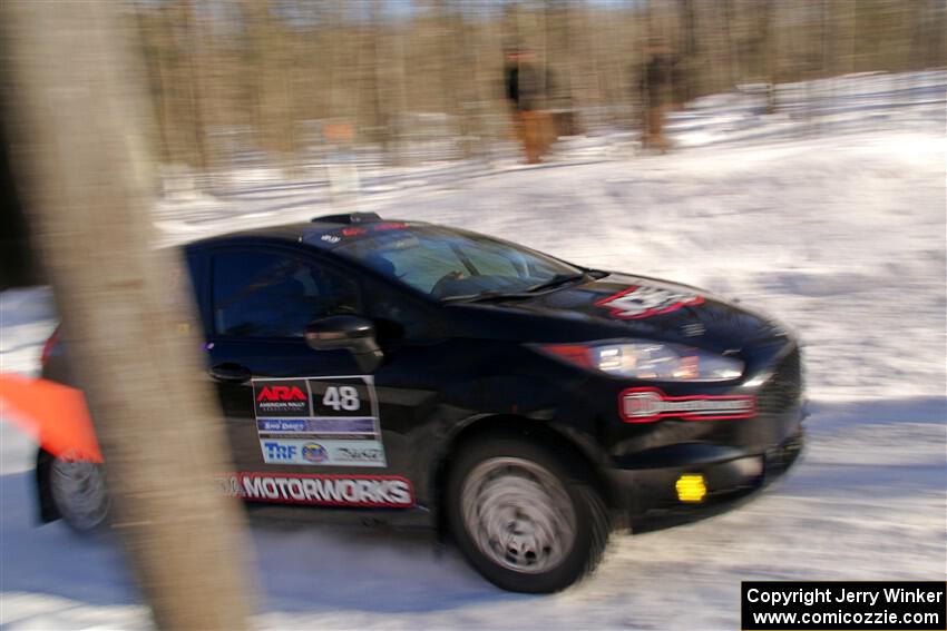 John Barnett / Lucas Laeser Ford Fiesta ST on SS13, Sage Creek-Vondette.