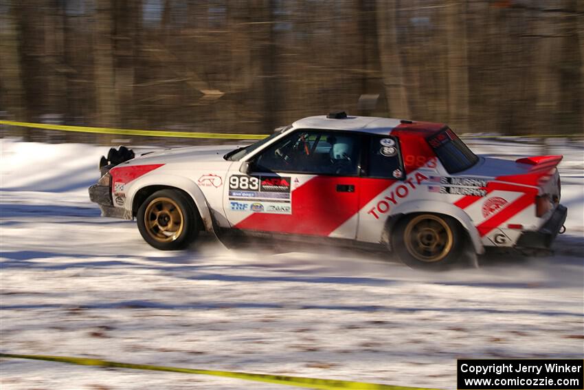 Bryce Murphy / Braxton Murphy Toyota Celica GTS on SS13, Sage Creek-Vondette.