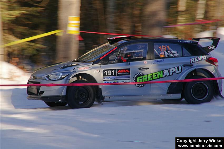 Alastair Scully / Stefan Trajkov Hyundai i20 Rally2 on SS15, Agren-Hunters II.
