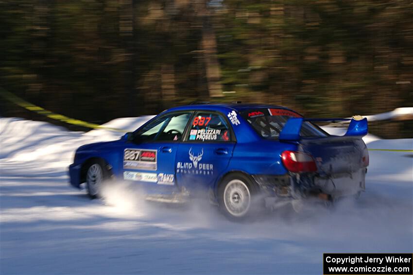 Jimmy Pelizzari / Bryce Proseus Subaru WRX on SS15, Agren-Hunters II.