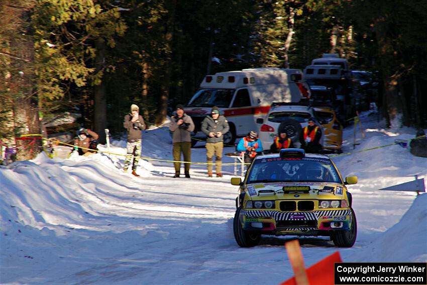 Matt Nykanen / Will Ross BMW 328i on SS15, Double Trouble.