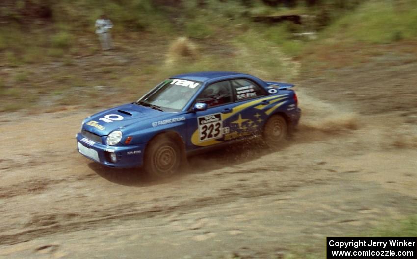 Stephan Verdier / Allan Walker Subaru WRX on Del Sur 1