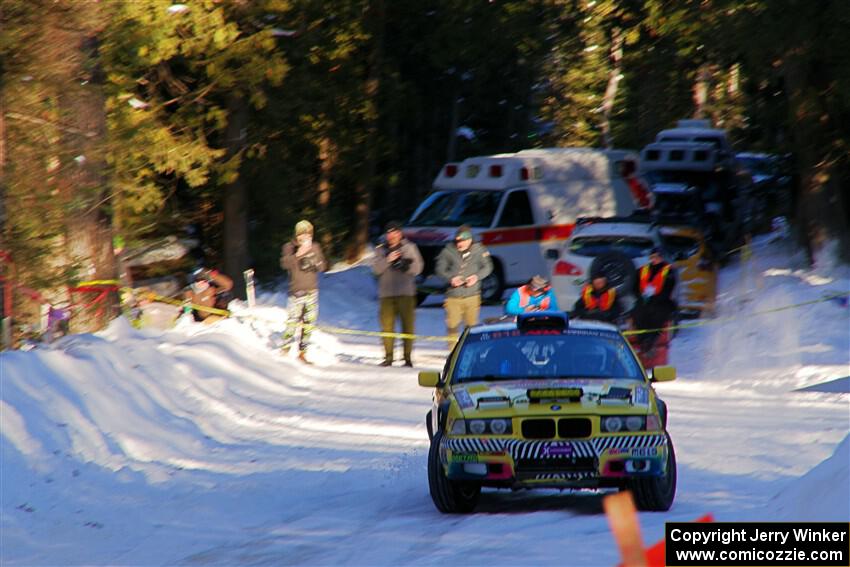 Matt Nykanen / Will Ross BMW 328i on SS15, Double Trouble.
