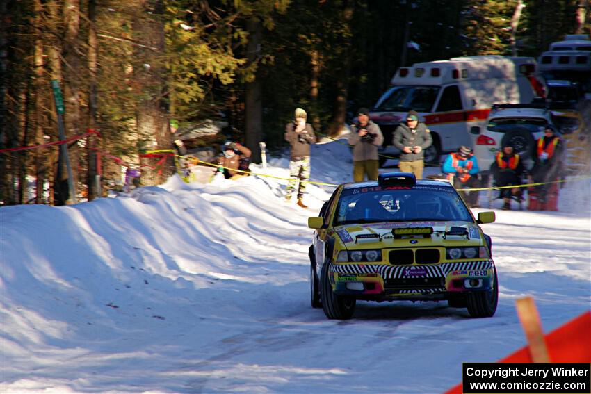 Matt Nykanen / Will Ross BMW 328i on SS15, Double Trouble.