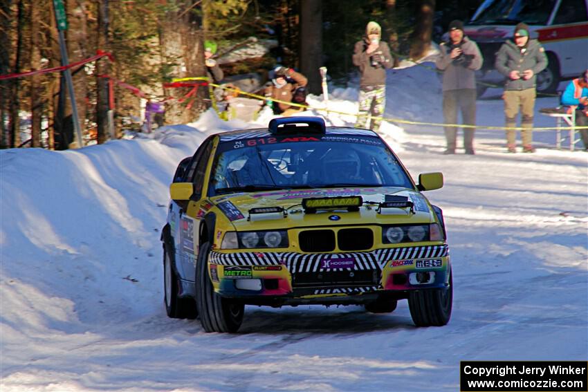 Matt Nykanen / Will Ross BMW 328i on SS15, Double Trouble.