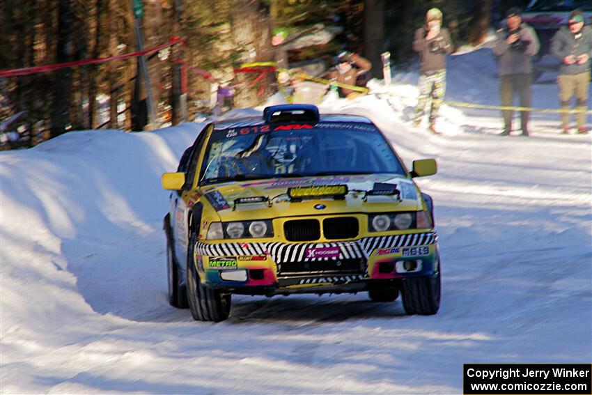 Matt Nykanen / Will Ross BMW 328i on SS15, Double Trouble.