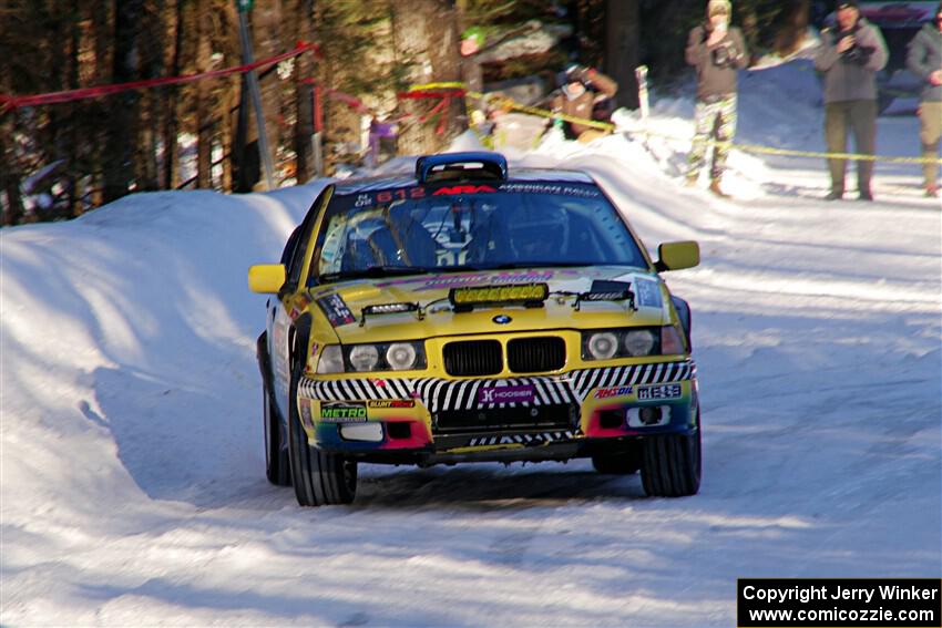 Matt Nykanen / Will Ross BMW 328i on SS15, Double Trouble.