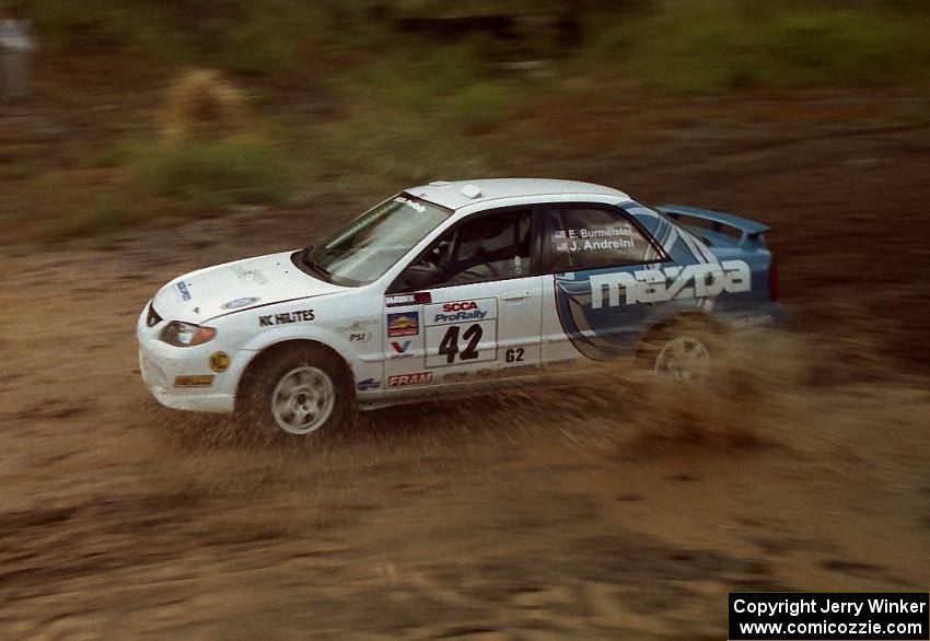 Eric Burmeister / Joe Andreini Mazda Protege MP3 on Del Sur 1