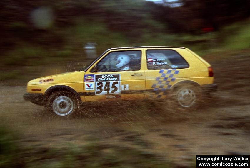 Charlie Aoun / Paul Nelson VW GTI on Del Sur 1