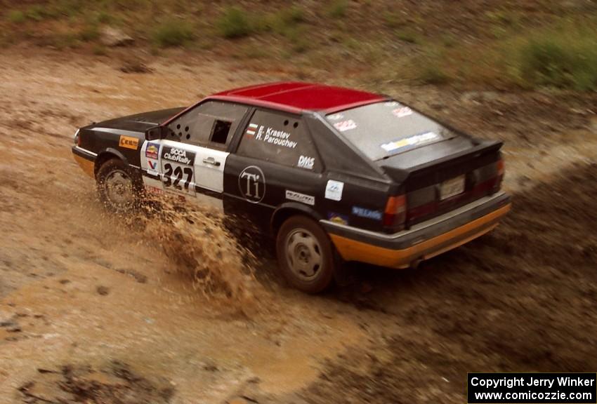 Emil Krastev / Roman Parouchev Audi Quattro Coupe on Del Sur 1