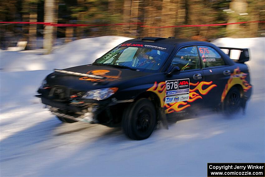 Sam Jacques / Kyle Cooper Subaru Impreza on SS15, Agren-Hunters II.