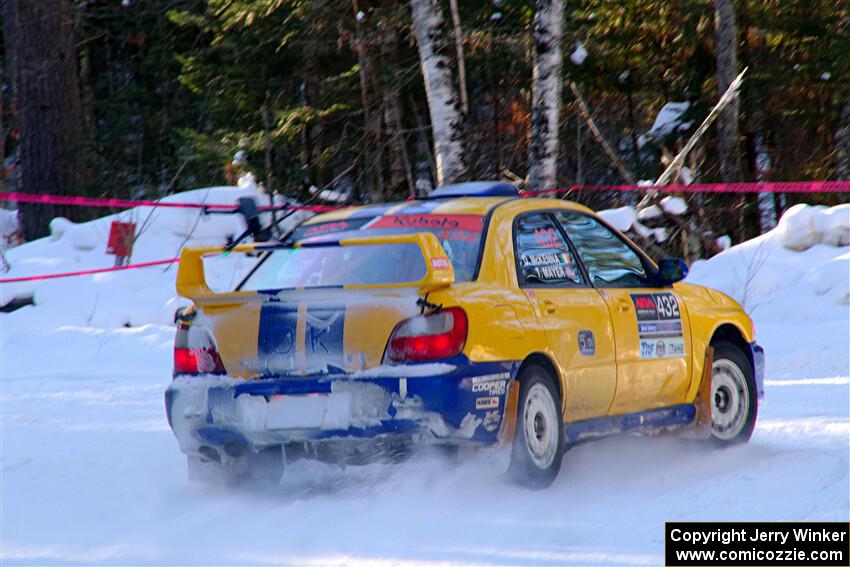 Tom Mayer / Dillon McKenna Subaru WRX on SS15, Agren-Hunters II.