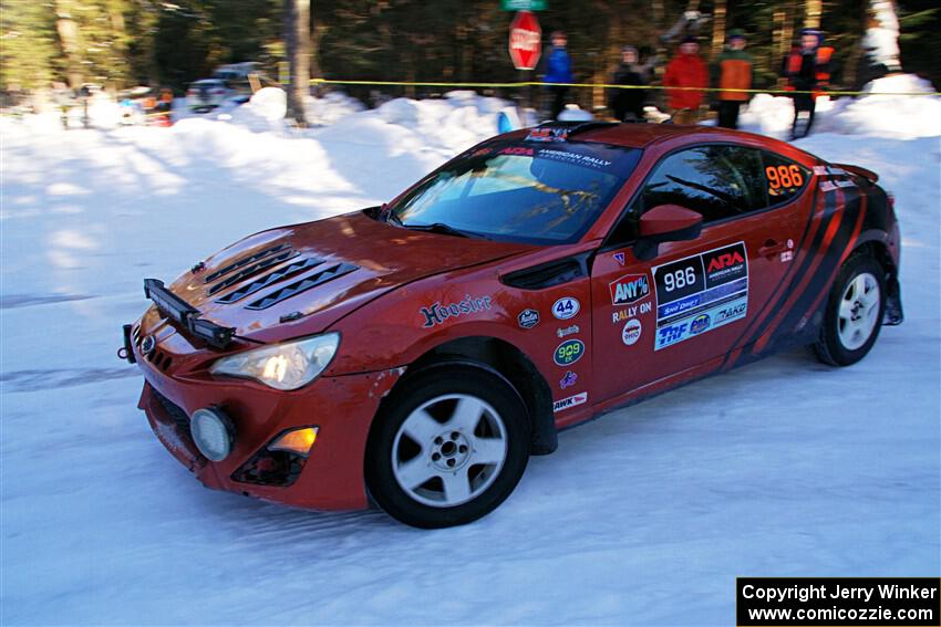 Chris Nonack / Sara Nonack Subaru BRZ on SS15, Agren-Hunters II.