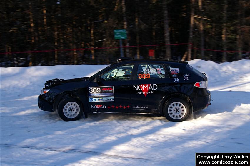 Erik Buetow / Jordan Buetow Subaru Impreza on SS15, Agren-Hunters II.