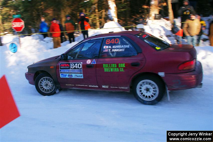 Naoki Ishibashi / Trevor Haight Subaru Impreza on SS15, Agren-Hunters II.