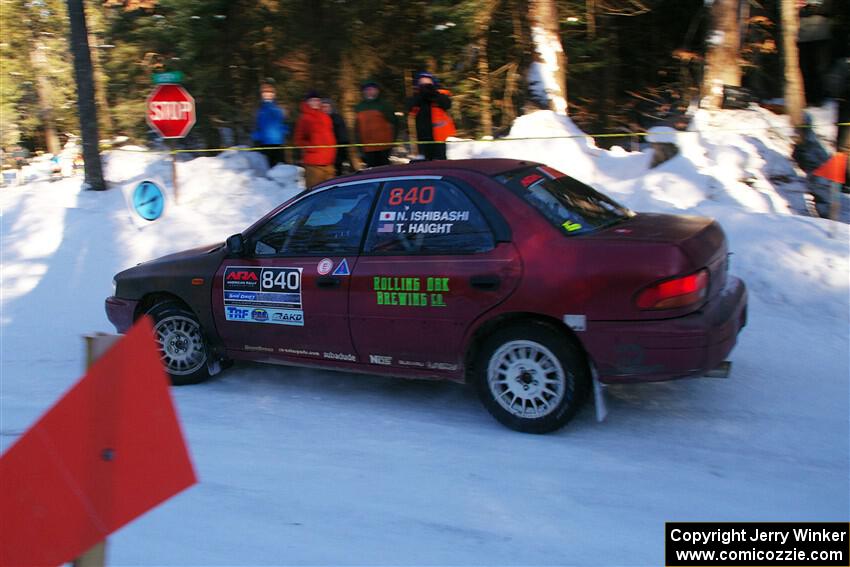 Naoki Ishibashi / Trevor Haight Subaru Impreza on SS15, Agren-Hunters II.