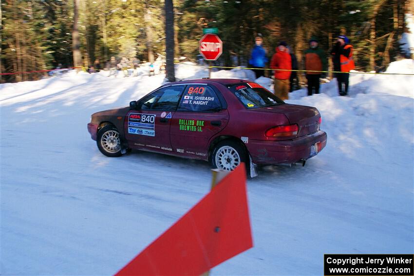 Naoki Ishibashi / Trevor Haight Subaru Impreza on SS15, Agren-Hunters II.