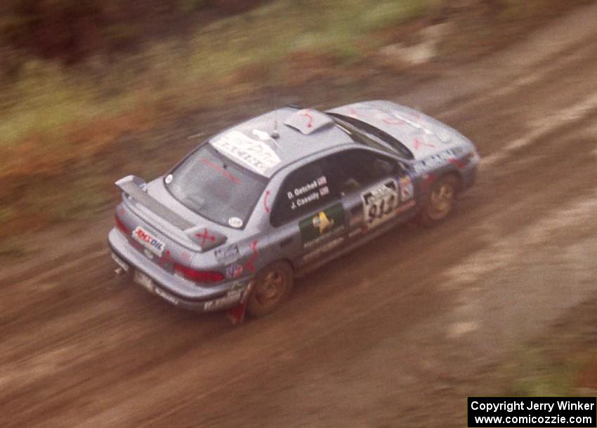 John Cassidy / Dave Getchell Subaru Impreza on Del Sur 1