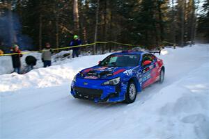 Santiago Iglesias / R.J. Kassel Subaru BRZ on SS15, Agren-Hunters II.