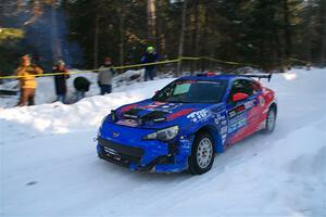 Santiago Iglesias / R.J. Kassel Subaru BRZ on SS15, Agren-Hunters II.
