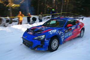 Santiago Iglesias / R.J. Kassel Subaru BRZ on SS15, Agren-Hunters II.
