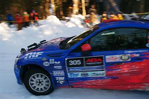 Santiago Iglesias / R.J. Kassel Subaru BRZ on SS15, Agren-Hunters II.