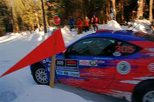 Santiago Iglesias / R.J. Kassel Subaru BRZ on SS15, Agren-Hunters II.