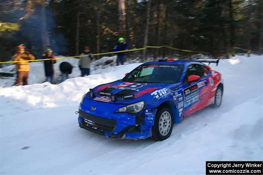 Santiago Iglesias / R.J. Kassel Subaru BRZ on SS15, Agren-Hunters II.