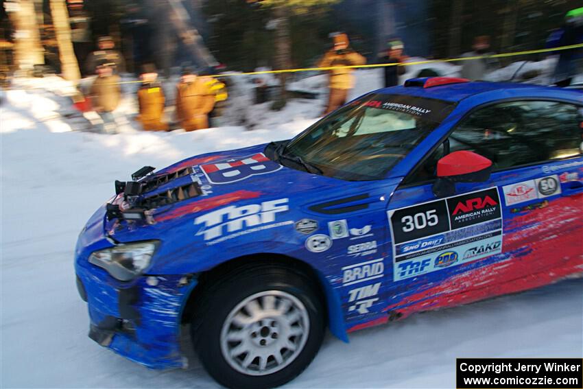 Santiago Iglesias / R.J. Kassel Subaru BRZ on SS15, Agren-Hunters II.