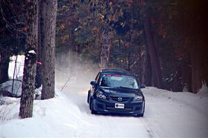 Sandy Liversidge / Tiago Lourenco Mazda Speed 3 on SS15, Agren-Hunters II.