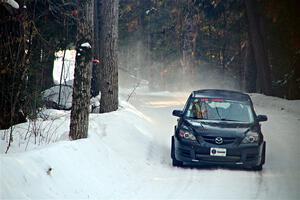 Sandy Liversidge / Tiago Lourenco Mazda Speed 3 on SS15, Agren-Hunters II.
