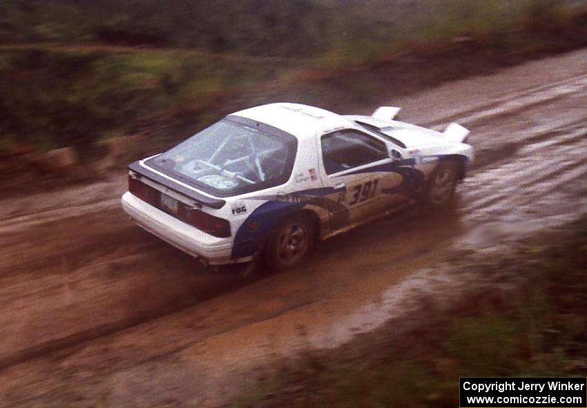 Bill Hofmann / Matthew Lovell mazda RX-7 on Del Sur 1