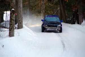 Evan Mosley / Brandon Opperthauser Subaru WRX on SS15, Agren-Hunters II.