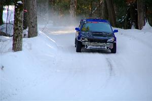 Evan Mosley / Brandon Opperthauser Subaru WRX on SS15, Agren-Hunters II.