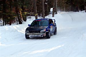 Evan Mosley / Brandon Opperthauser Subaru WRX on SS15, Agren-Hunters II.