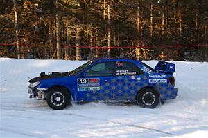 Evan Mosley / Brandon Opperthauser Subaru WRX on SS15, Agren-Hunters II.