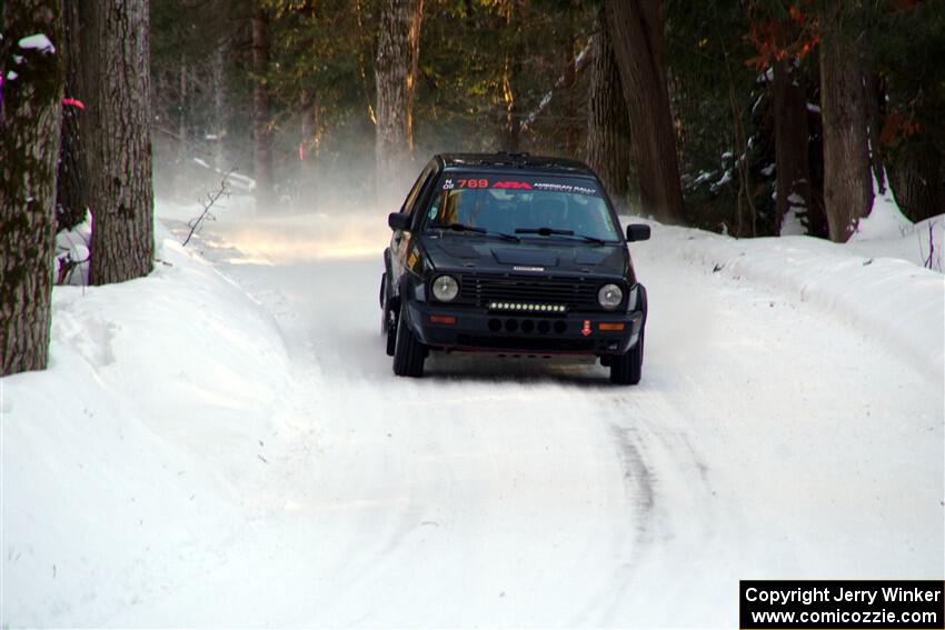 Andy Cowan / John Vinti VW Jetta VR6 on SS15, Agren-Hunters II.
