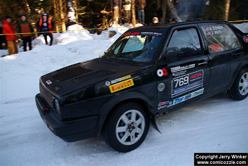 Andy Cowan / John Vinti VW Jetta VR6 on SS15, Agren-Hunters II.