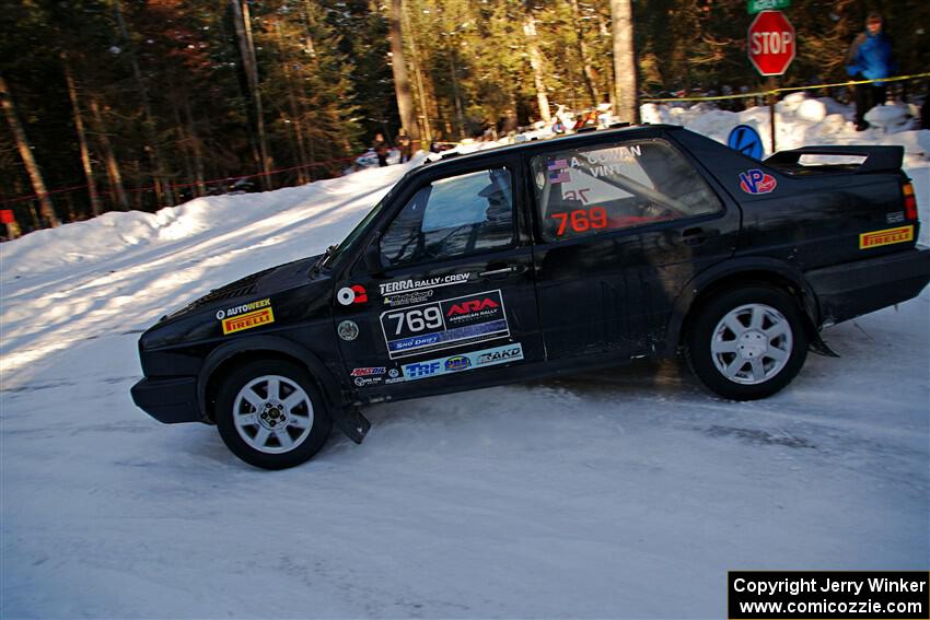 Andy Cowan / John Vinti VW Jetta VR6 on SS15, Agren-Hunters II.