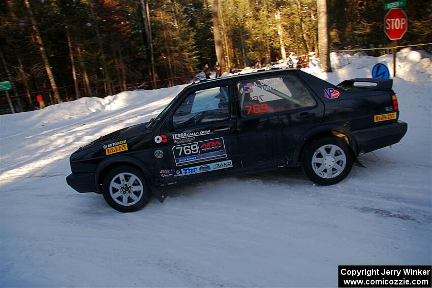 Andy Cowan / John Vinti VW Jetta VR6 on SS15, Agren-Hunters II.