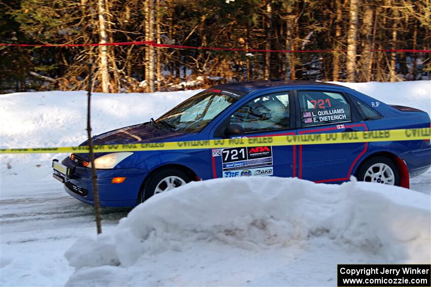 Luke Quilliams / Eric Dieterich Ford Focus SE on SS15, Agren-Hunters II.