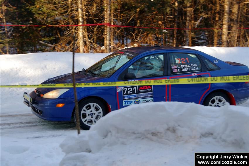 Luke Quilliams / Eric Dieterich Ford Focus SE on SS15, Agren-Hunters II.