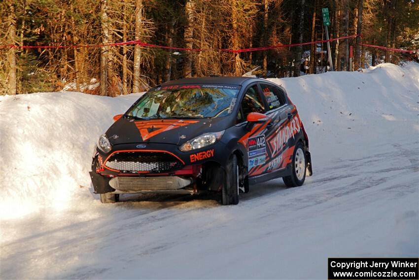 Stepan Kravets / Bohdan Kravets Ford Fiesta ST on SS15, Agren-Hunters II.