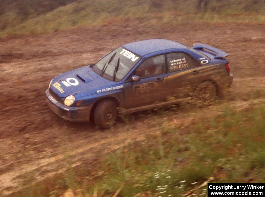 Stephan Verdier / Allan Walker Subaru WRX on Del Sur 2