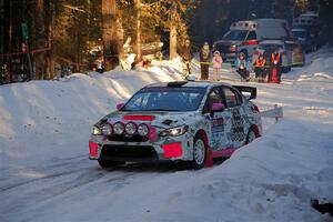Brad Hayosh / Neil Moser Subaru WRX STi on SS15, Agren-Hunters II.