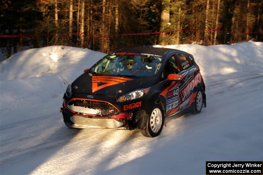 Stepan Kravets / Bohdan Kravets Ford Fiesta ST on SS15, Agren-Hunters II.